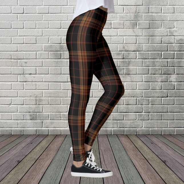 Black Forest Scottish CLAN Tartan Women's Leggings (Criador carregado)
