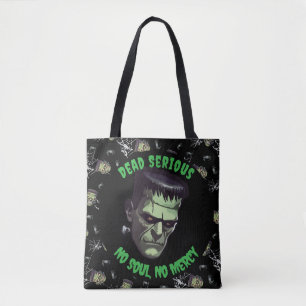 🖤 Black Frankenstein Halloween Tote saco