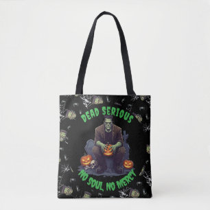 🖤 Black Frankenstein Halloween Tote saco