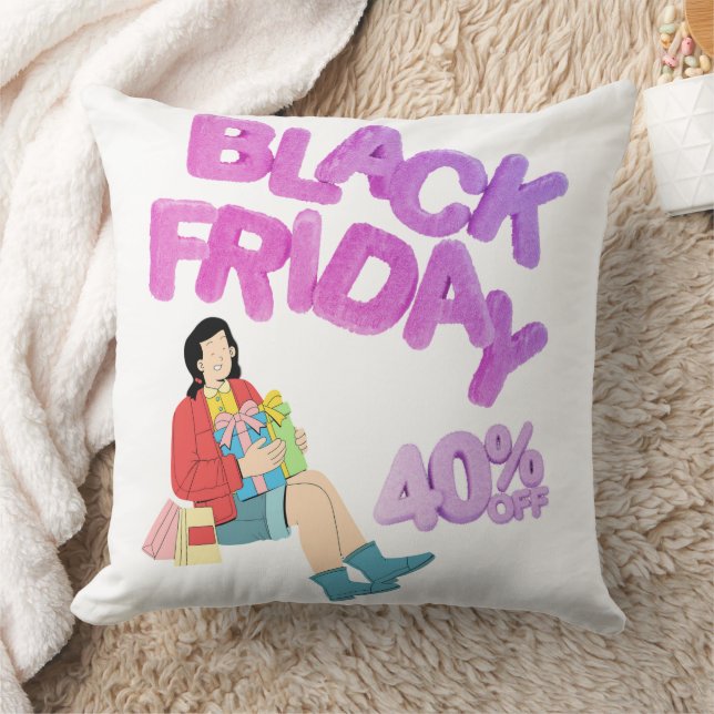 Black Friday Almofada de Arremesso | Conforto Acon (Cobertor)