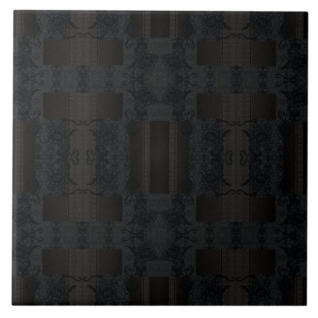 Black Geometric Pattern – Modern Minimalist Design (Frente)
