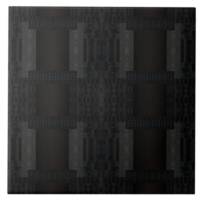 Black Geometric Pattern – Modern Minimalist Design (Frente)