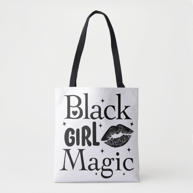 Black Girl Magic Tote Bag - Empoderamento e estilo (Frente)
