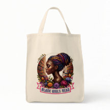 Black Girls Read | Bolsa Tote de Orçamento Persona