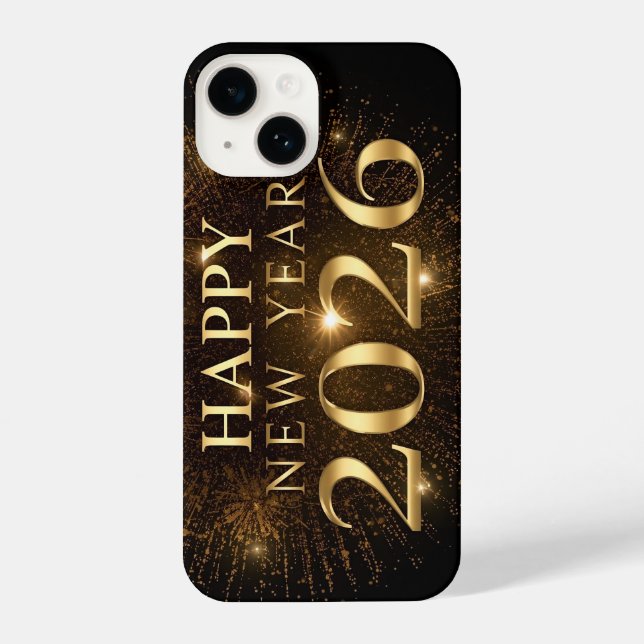 black gold new year phone case (Verso)