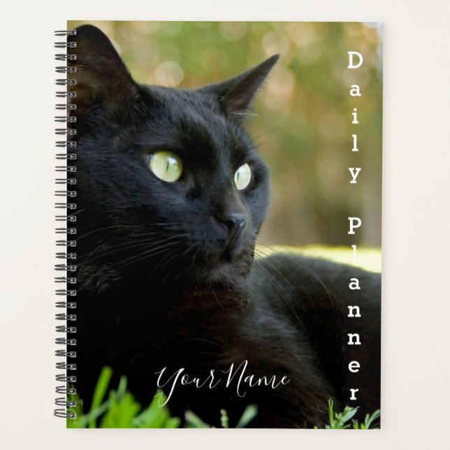Black Kitty - Planejador Diário - HAMbWG (Frente)
