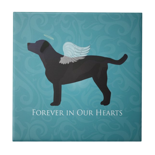 Black Lab Pet Memorial Simpatia Pet Pet Loss Desig (Frente)