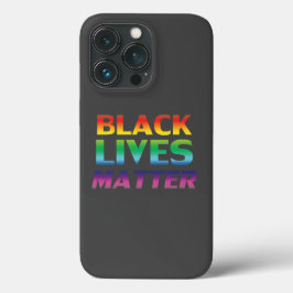 Black Lives Matter arco-íris tipografia lgbt cinza