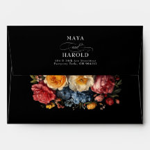 Black Moody Barroco Floral Holandês