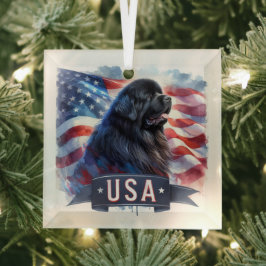 Black Newfie Patriotic