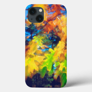 Black Oak Leaves blowing in the Wind