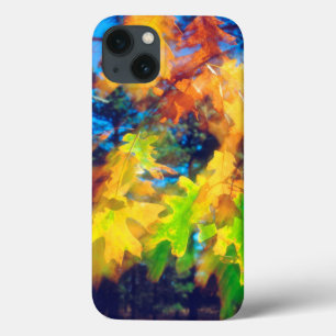 Black Oak Leaves blowing in the Wind