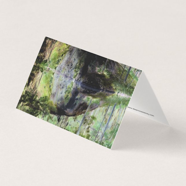 "Black Pond" Adirondack Lake e Rock Landscape (Frente)