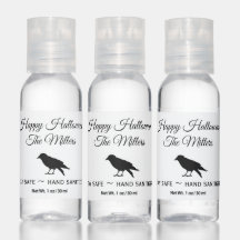Black Raven Halloween Sanitizer