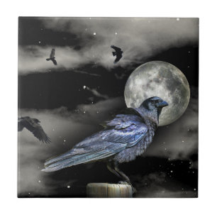 Black Raven ou Crows in the Night Art