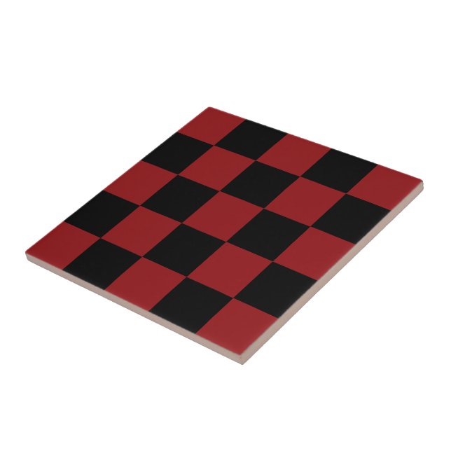 Black & Red Checked - Sport - (Lateral)
