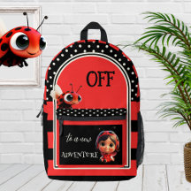 Black Red Ladybug Cuecas
