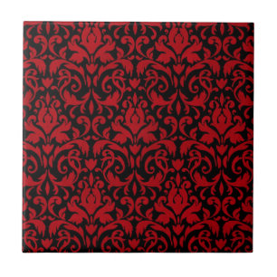 BLACK-RED-SWIRLY