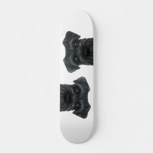 Black Schnauzer Skateboard por miart