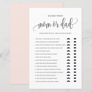 Black Script adivinha quem é a mãe ou o jogo do Ch