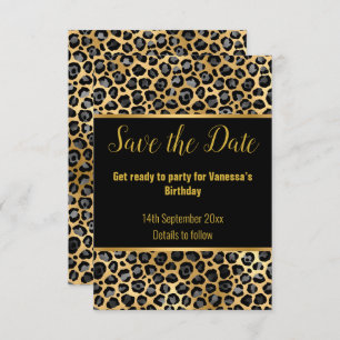 BLACK SILVER LEOPARD SALVE A DATA 2 RSVP