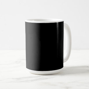 Black, simplesmente elegante caneca