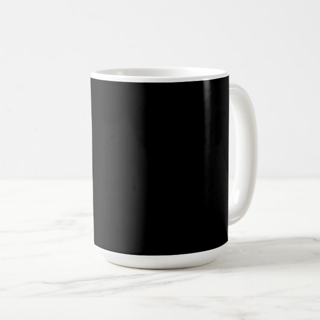 Black, simplesmente elegante caneca (Frente Esquerda)