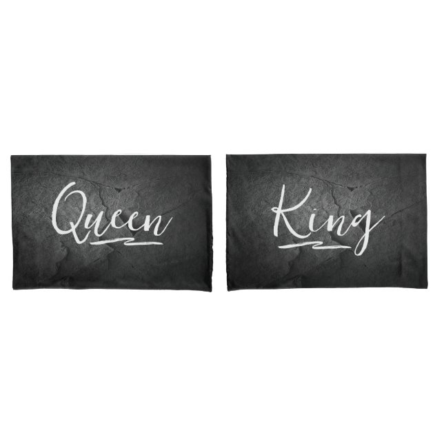 Black Slate Rock King Queen (Frente - conjunto)