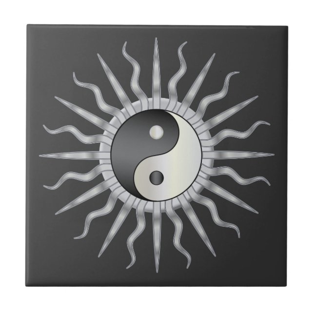 Black Starburst Yin Yang (Frente)