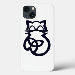 Black Trinity Knot Celtic Cat iPhone 8/7 Case