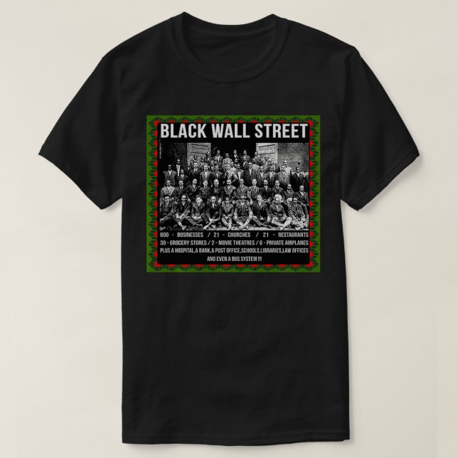 Black Wall Street T Z Pullover (Frente do Design)