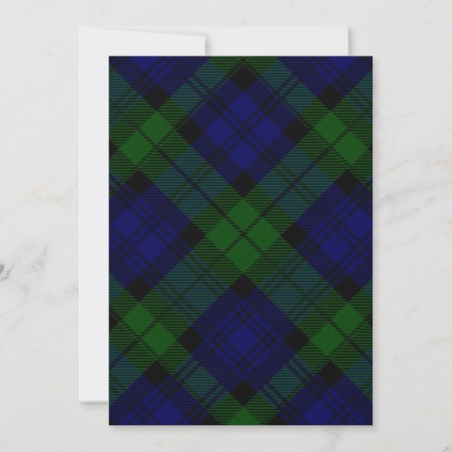 Black Watch Tartan Blue Green Xadrez (Frente)