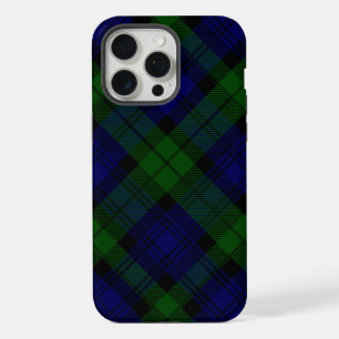 Black Watch Tartan Blue Green Xadrez
