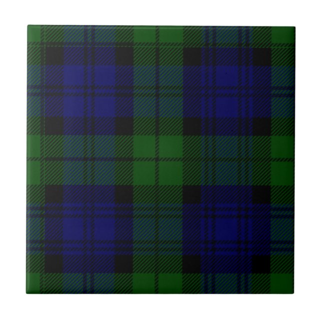 Black Watch Tartan Blue Green Xadrez (Frente)
