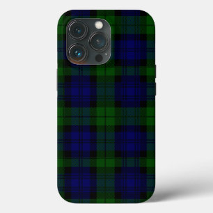 Black Watch Tartan Blue Green Xadrez