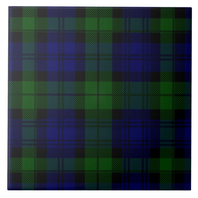 Black Watch Tartan Blue Green Xadrez (Frente)