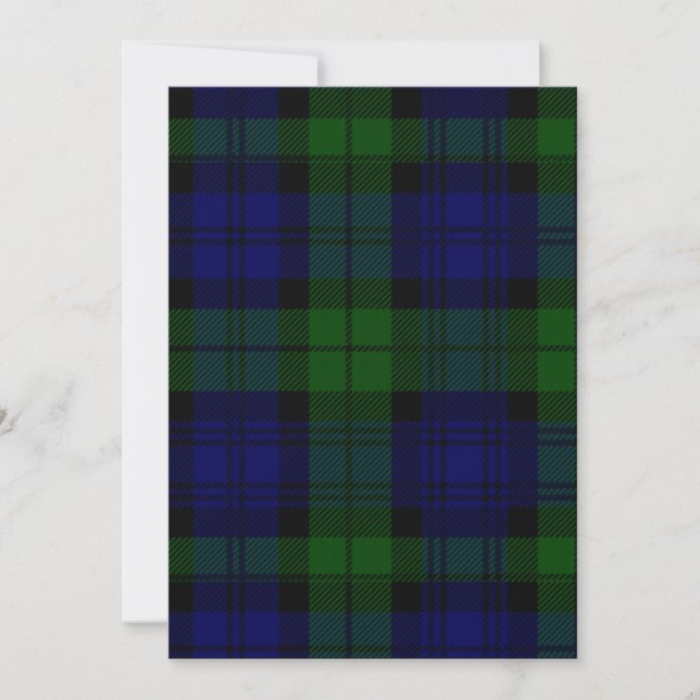 Black Watch Tartan Blue Green Xadrez (Frente)