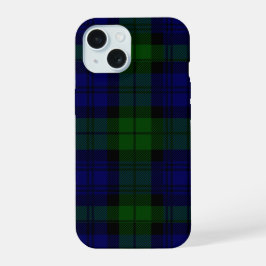 Black Watch Tartan Blue Green Xadrez