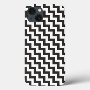 Black White Chevrons Samsun Galaxy Nota 4 Caso