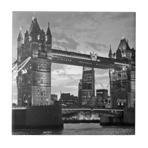 Black White Tower Bridge UK Viagem