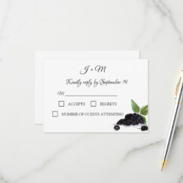 Blackberry Fruta Summer Modern Weding RSVP