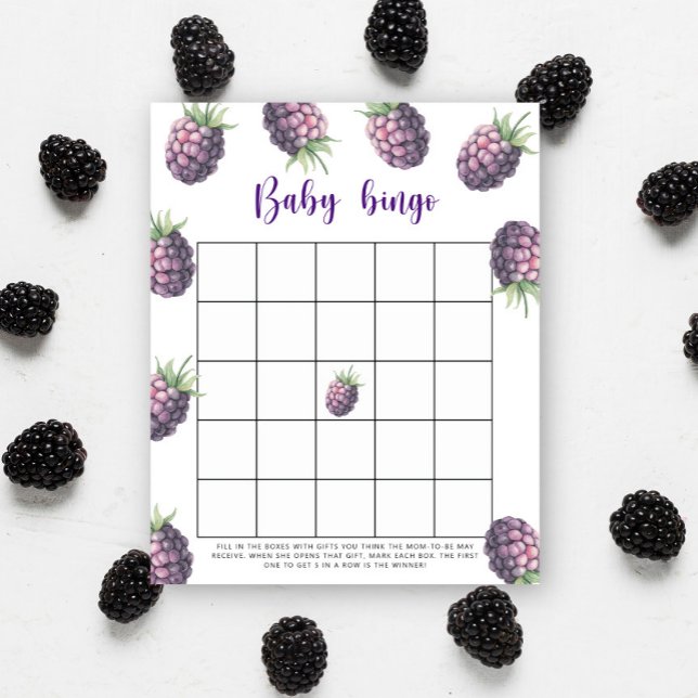 Blackberry - Jogo de bingo Chá de fraldas (Criador carregado)