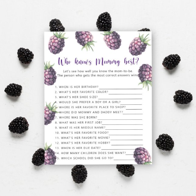 Blackberry - Quem conhece melhor a mamãe (Criador carregado)