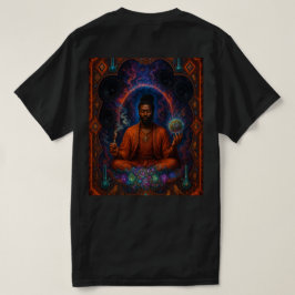 Blacklotus / muurlotus registra camiseta meditação