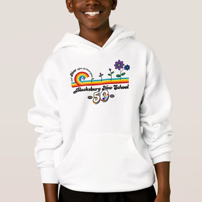Blacksburg New School comemora 50 Sweatshirt (Frente)