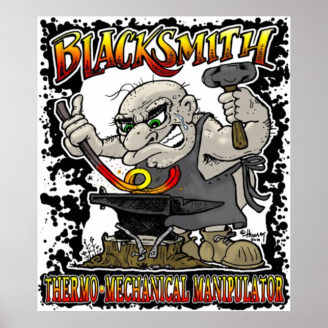 Blacksmith Forge Poster (Frente)
