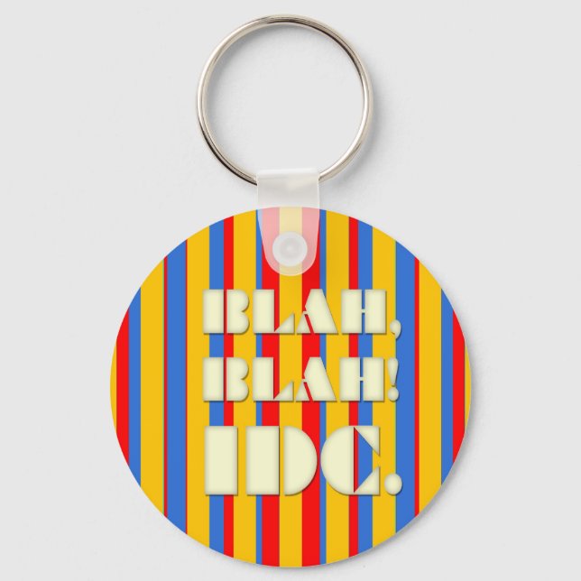 BLAH, BLAH! CHAVEIRO IDC (Frente)