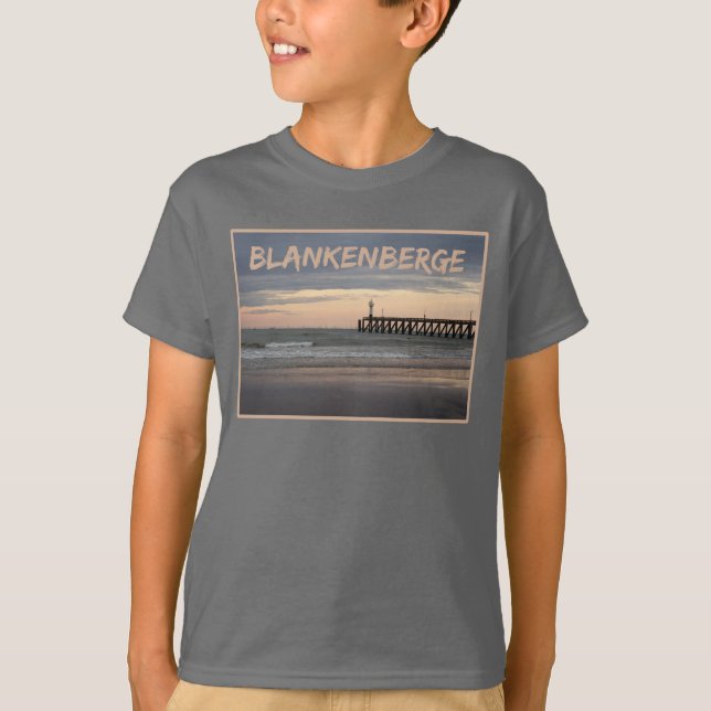 Blankenberge Sunset, Camiseta da Costa Belga (Frente)