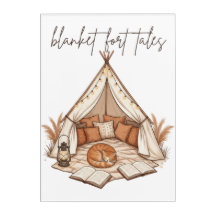 Blanket Fort Tales Cozy Cat Art