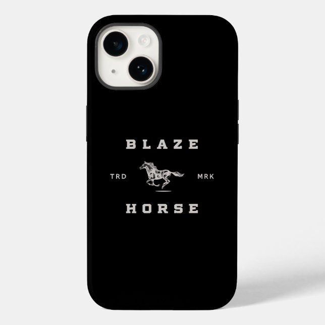 Blaze Horse Dark Label Case-Mate capas de iphone (Verso)